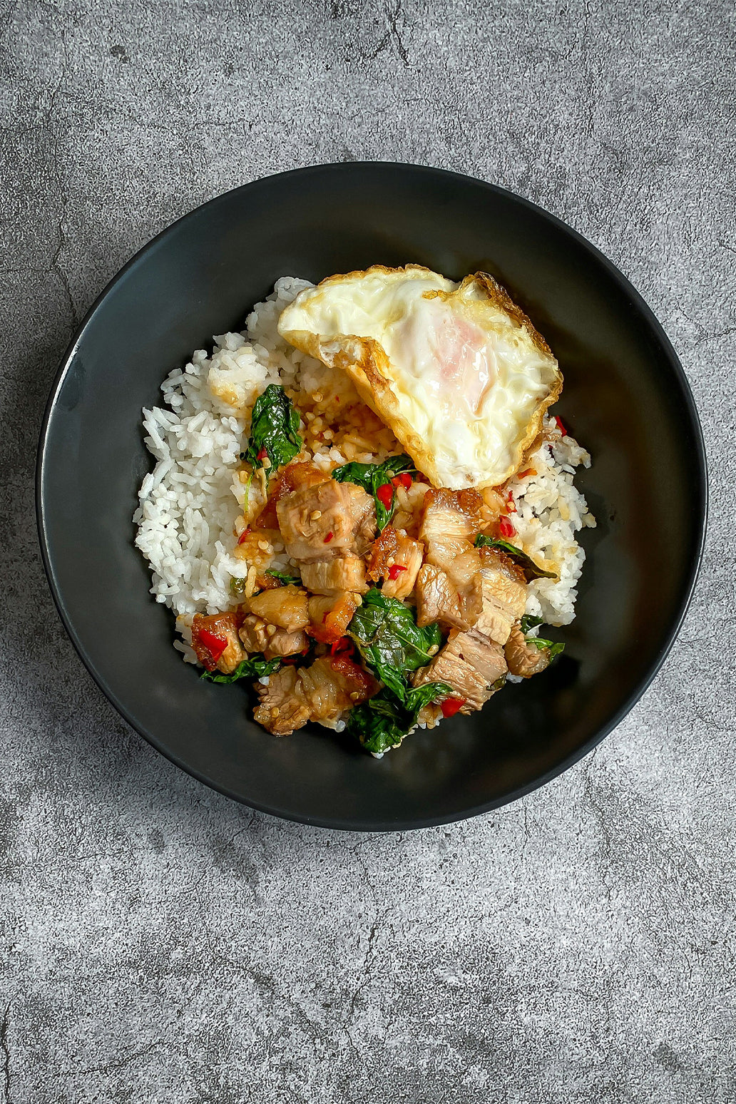 Pokè di riso Basmati e Pollo al curry