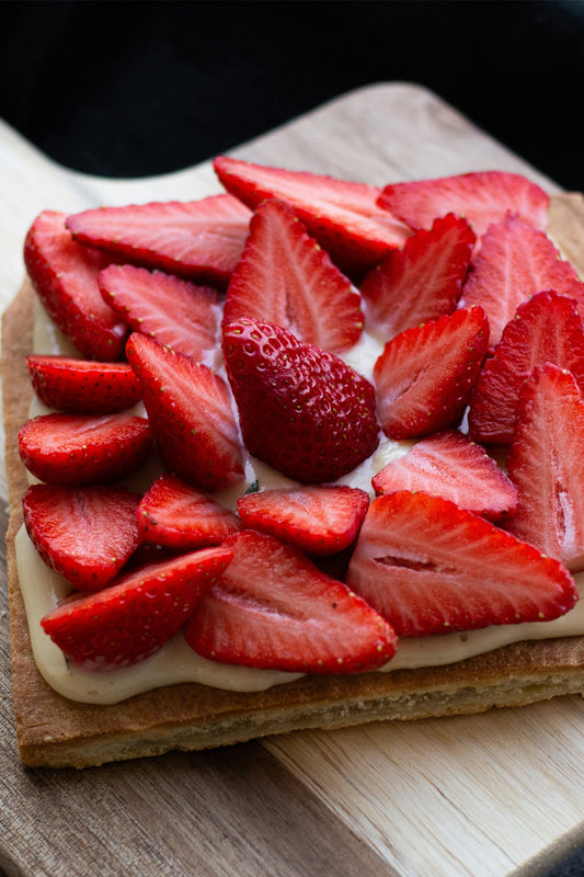 🌿 Crostata alle fragole fresche
